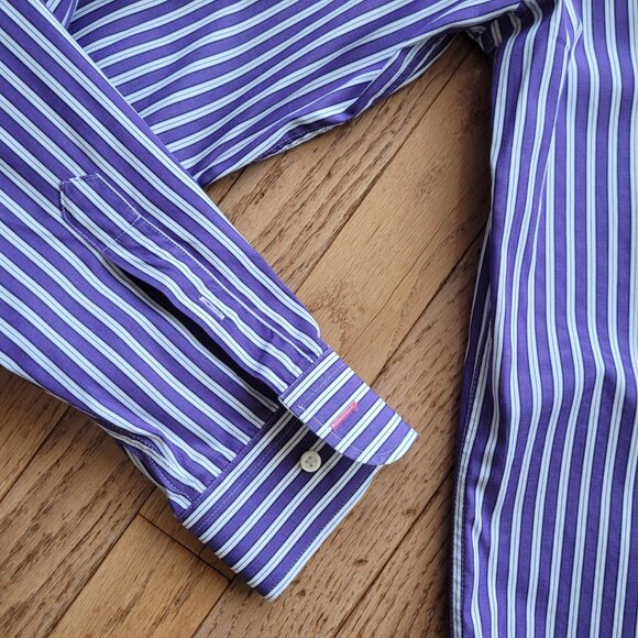 Thomas Mason Vicomte A. Dress Shirt Cotton Long Sleeve XL - Picture 2 of 15